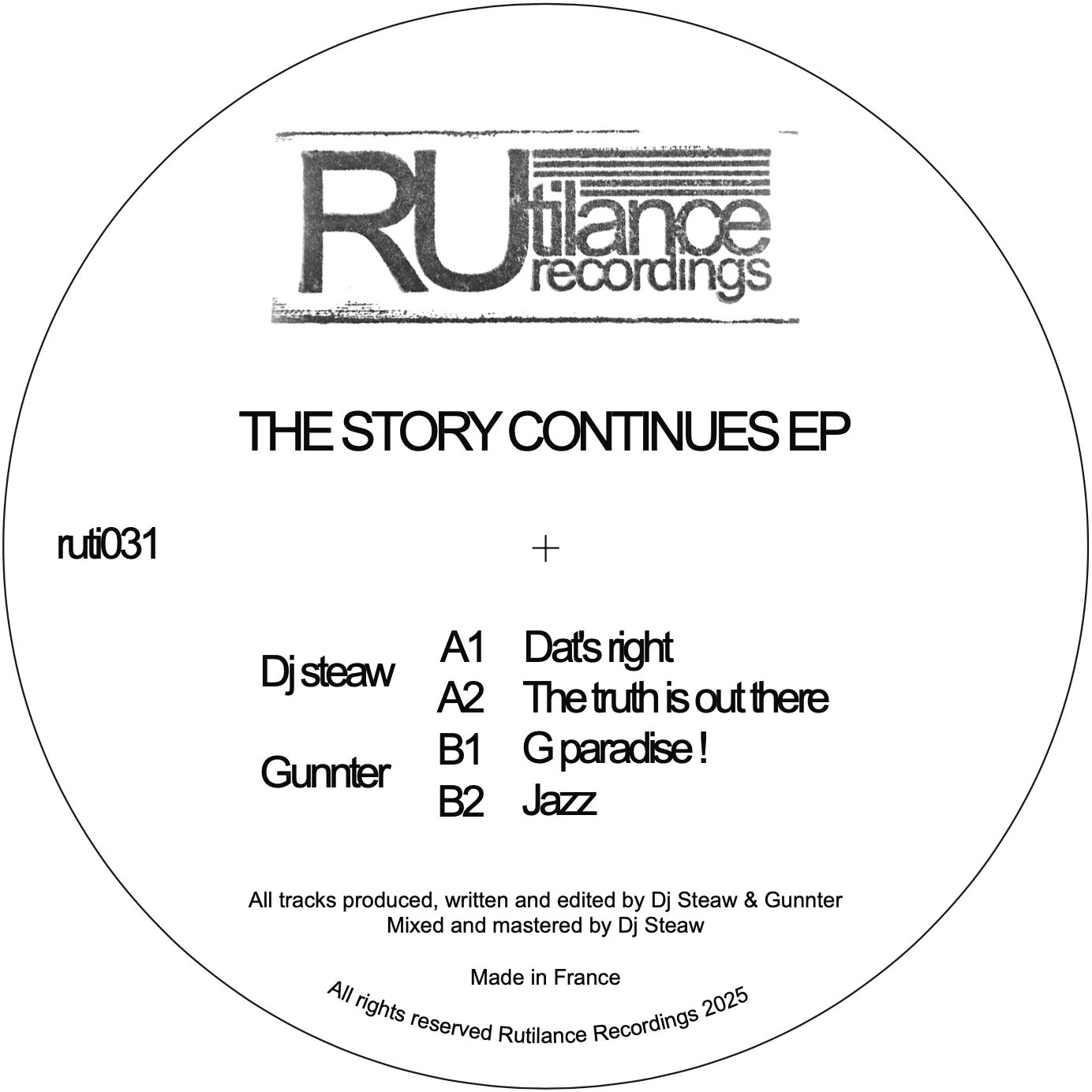 DJ Steaw & Gunnter/THE STORY... EP 12"