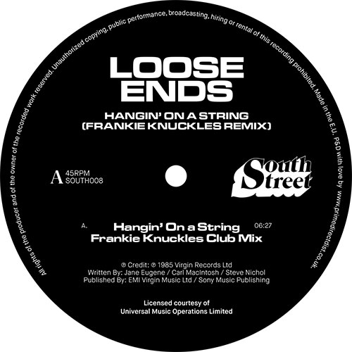 Loose Ends/HANGIN'.. (F KNUCKLES RX) 12"