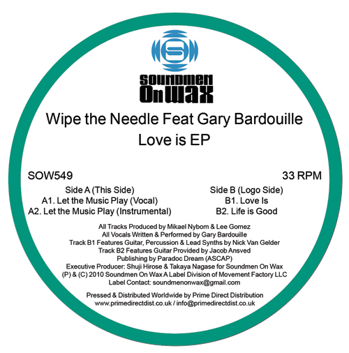 Wipe The Needle/LOVE IS FEAT GARY B 12"