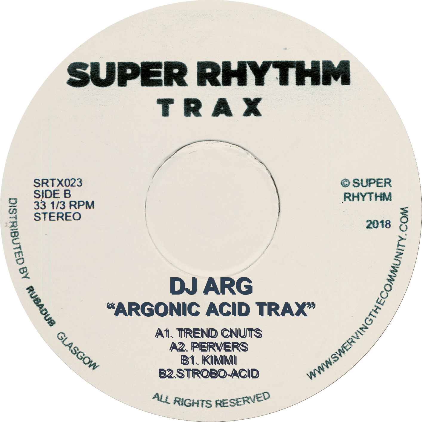DJ Arg/ARGONIC ACID TRAX EP 12"