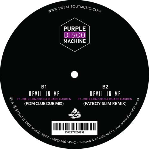 Purple Disco Machine/DEVIL IN ME-CV 12"