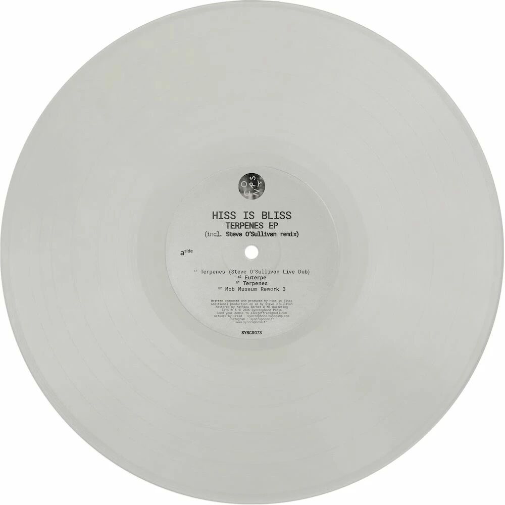 Hiss Is Bliss/TERPENES EP 12"