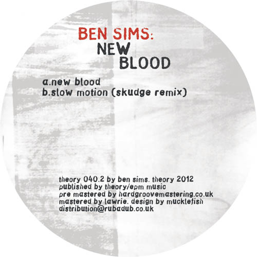 Ben Sims/NEW BLOOD 12"