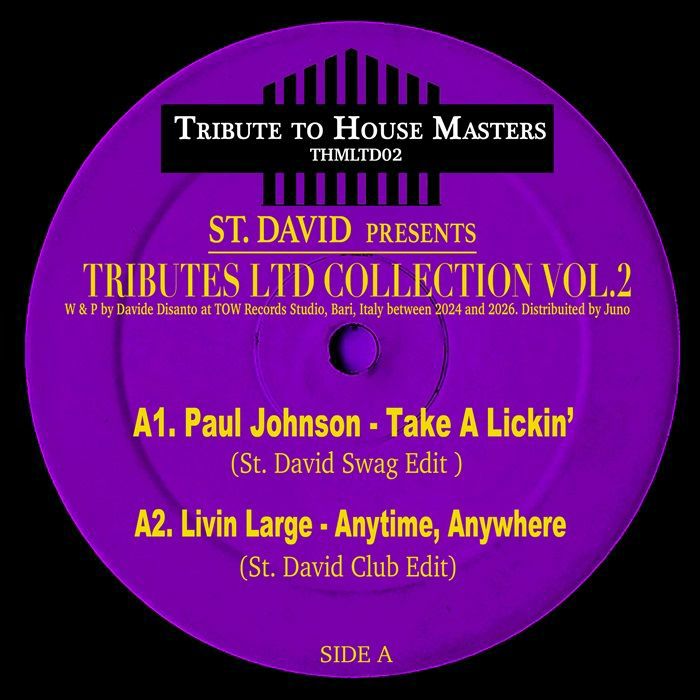 St. David/TRIBUTES LTD VOL 2 12"