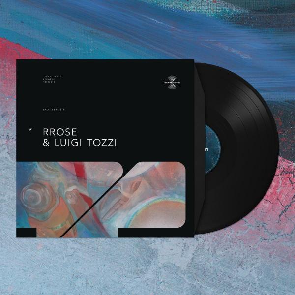 Rrose & Luigi Tozzi/SPLIT SERIES 01 (BLACK VINYL) 12"