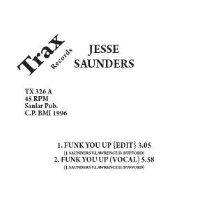 Jesse Saunders/FUNK U UP 12"