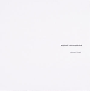 Ryoji Ikeda/MUSIC FOR PERCUSSION LP