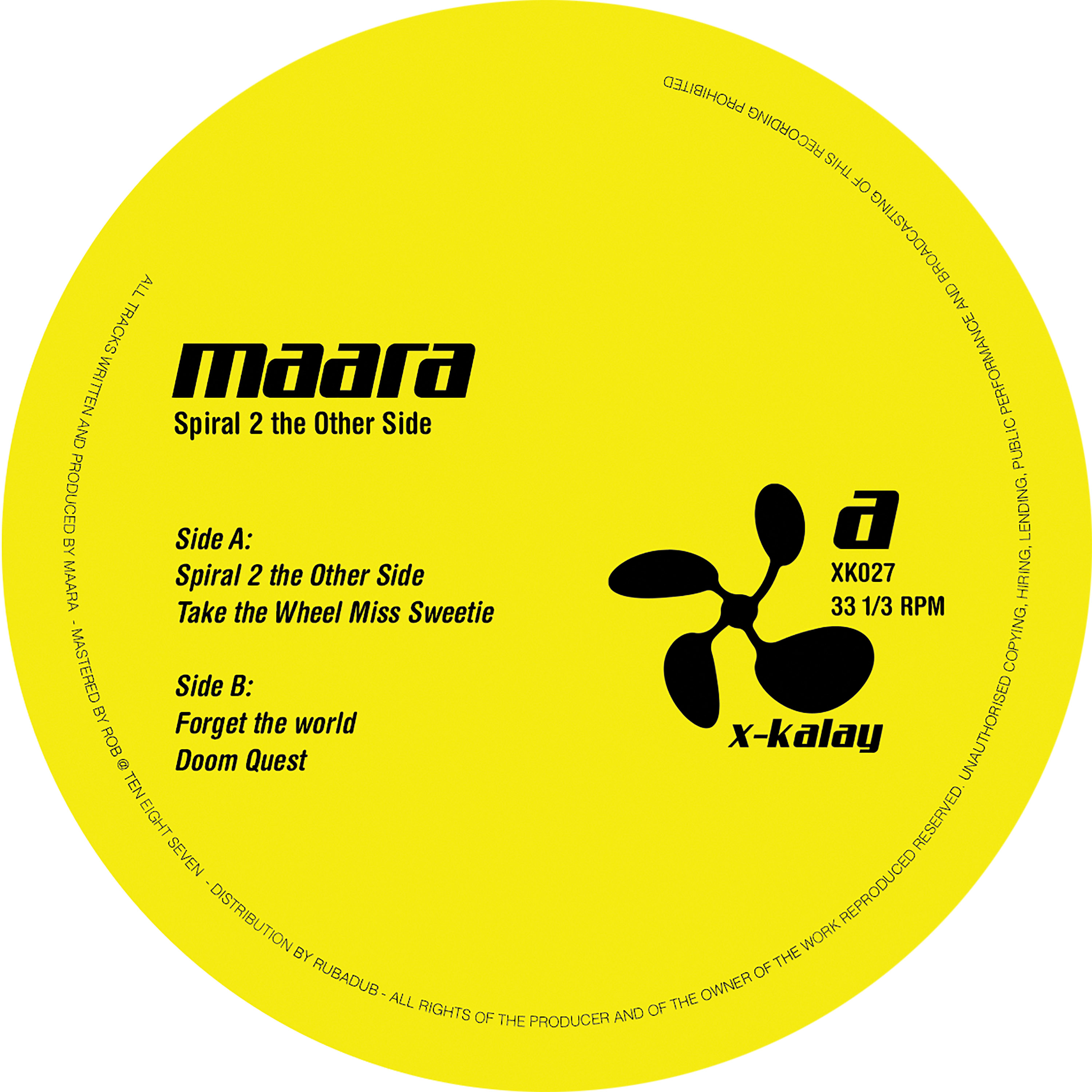 Maara/SPIRAL 2 THE OTHER SIDE 12"