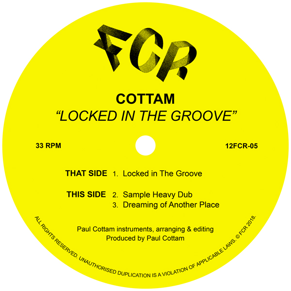 Cottam/LOCKED IN THE GROOVE 12"