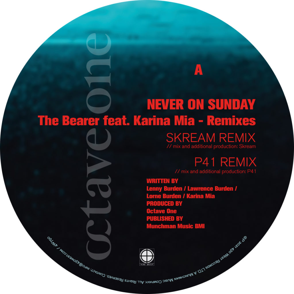 Never On Sunday/THE BEARER REMIXES 12"