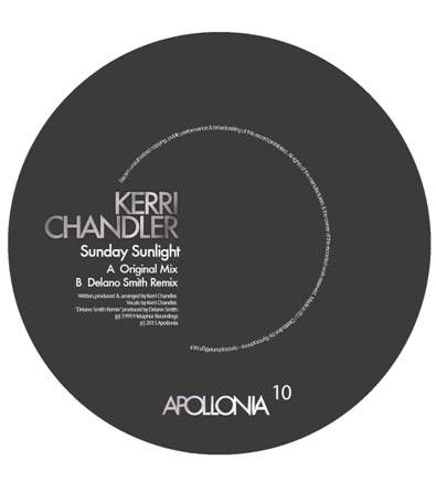 Kerri Chandler/SUNDAY SUNLIGHT RMX 12"