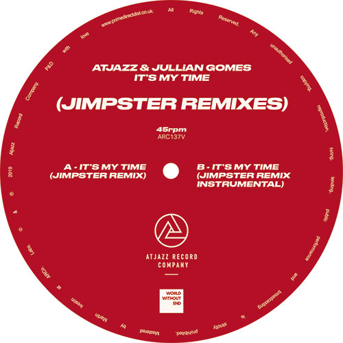 Atjazz/IT'S MY TIME (JIMPSTER REMIX) 12"