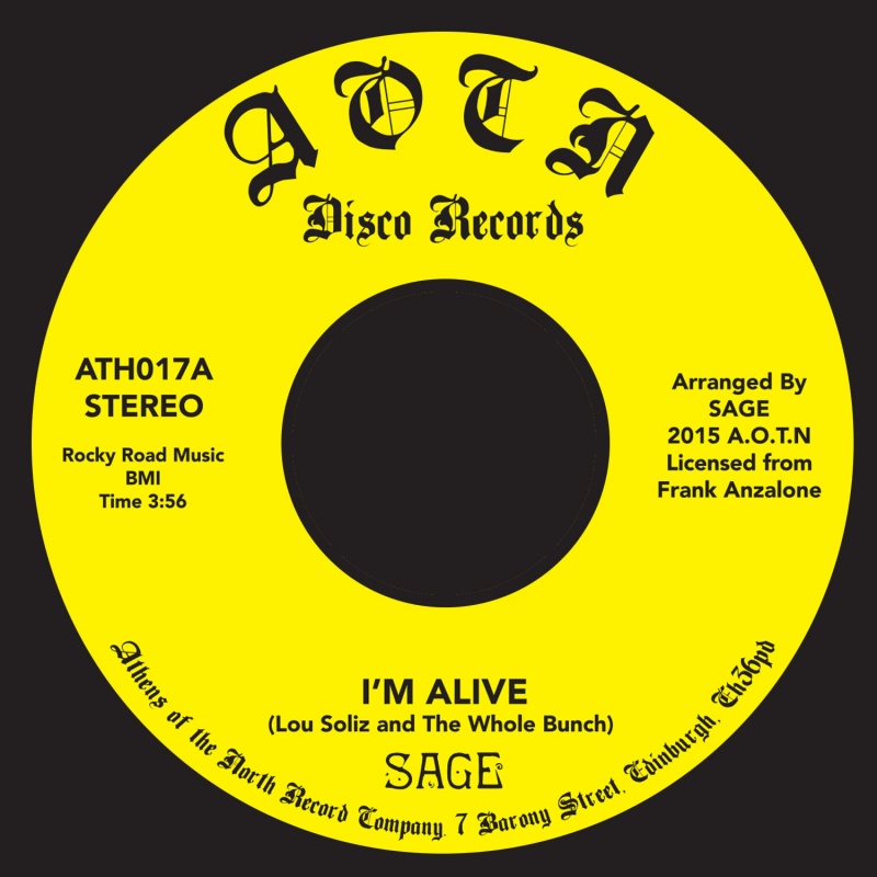 Sage/I'M ALIVE 7"