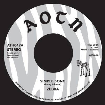 Zebra/SIMPLE SONG 7"