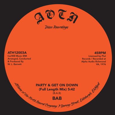 B.A.B./PARTY & GET ON DOWN 12"