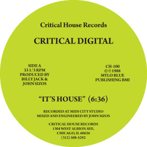 Critical Digital/IT'S HOUSE 12"