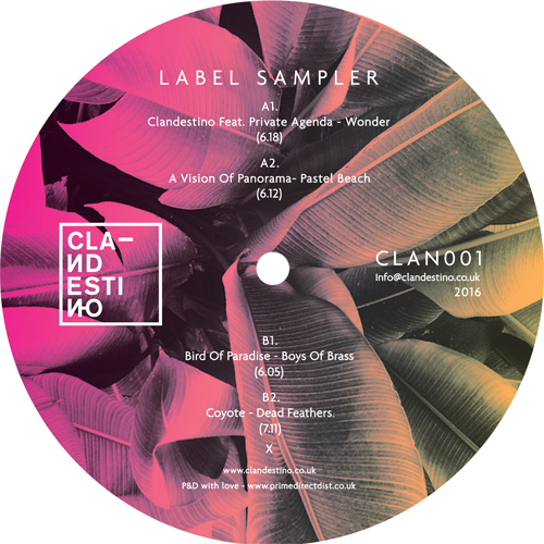 Various/CLANDESTINO LABEL SAMPLER 12"