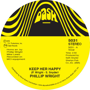 Phillip Wright/KEEP HER HAPPY 7"