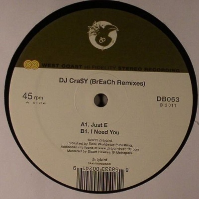DJ Cra$y/JUST E (BREACH REMIX) 12"