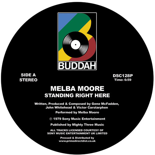 Melba Moore/STANDING RIGHT HERE 12"