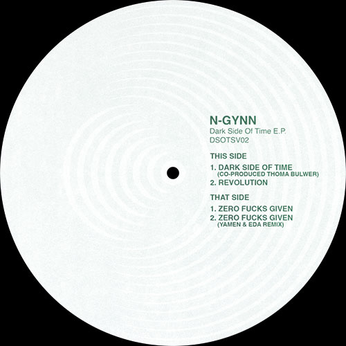 N-Gynn/DARK SIDE OF TIME EP 12"