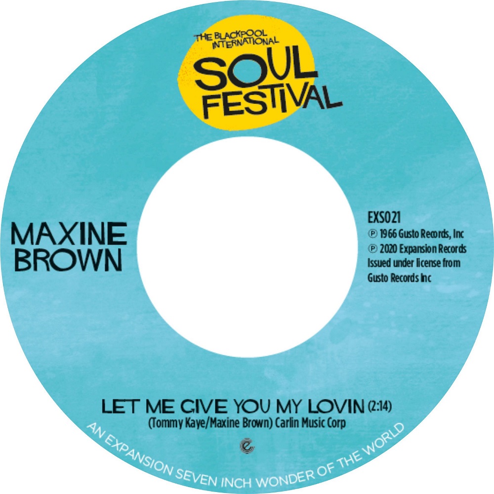 Maxine Brown/LET ME GIVE YOU MY LOVIN 7"