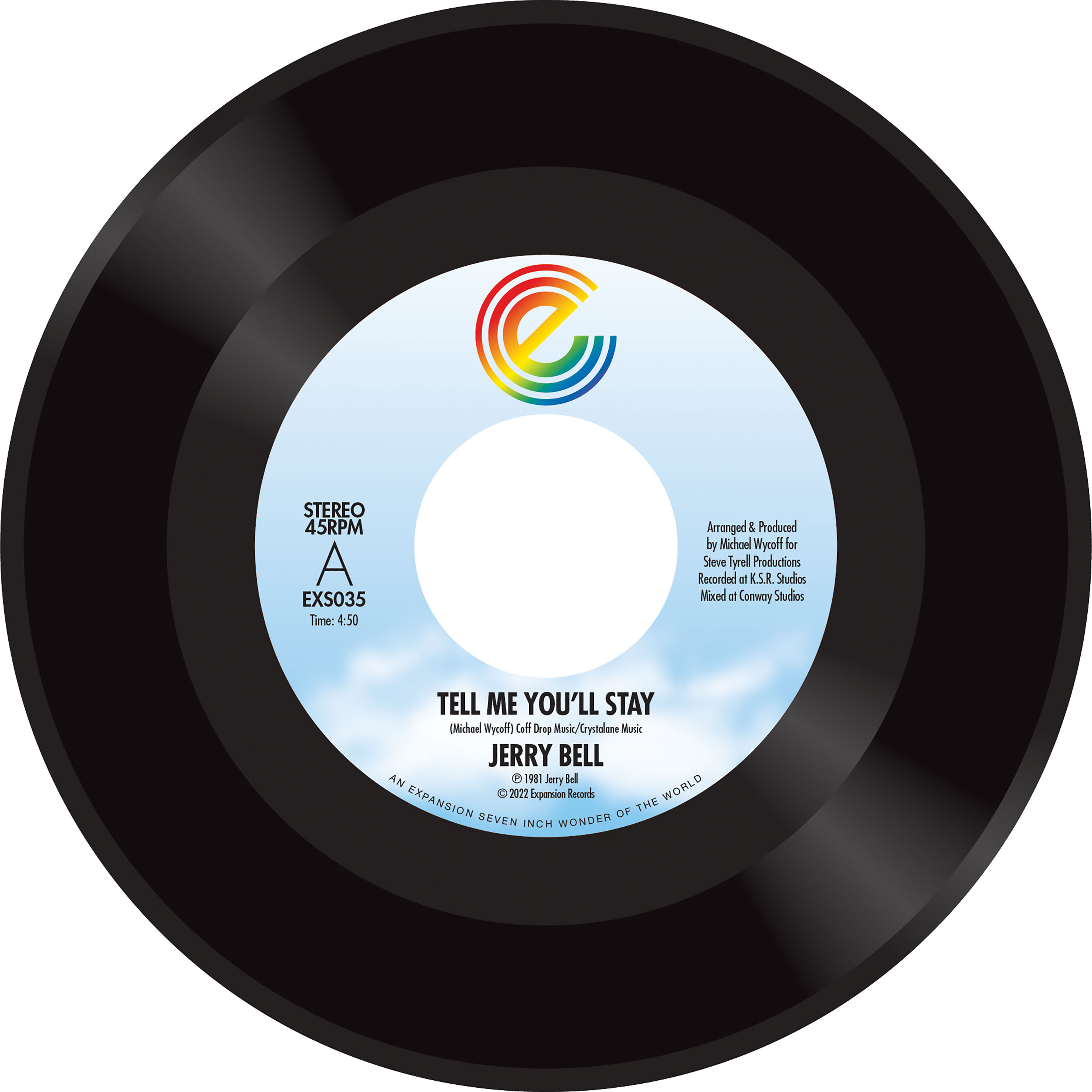 Jerry Bell/TELL ME YOU'LL STAY 7"