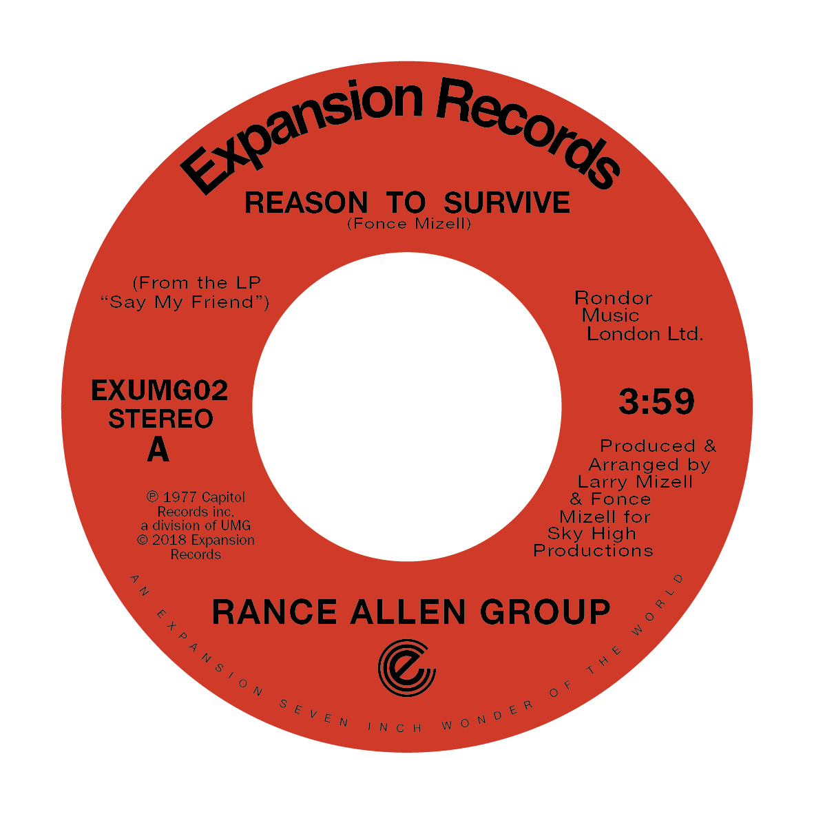 Rance Allen Group/REASON TO SURVIVE 7"