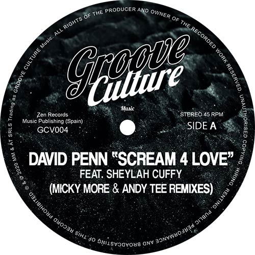 David Penn/SCREAM 4 LOVE-MM & AT RMX 12"