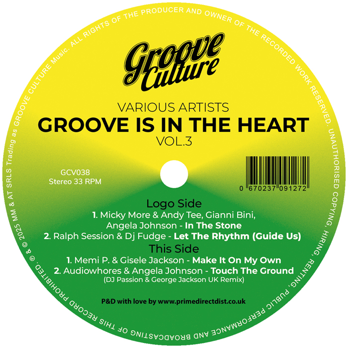 Various/GROOVE IS IN THE HEART V3 12"