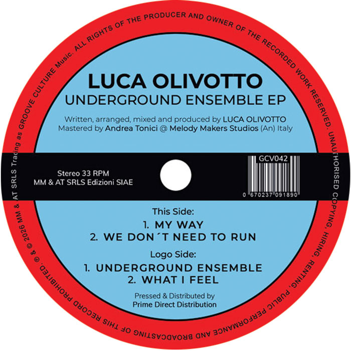 Luca Olivotto/UNDERGROUND ENSEMBLE EP 12"