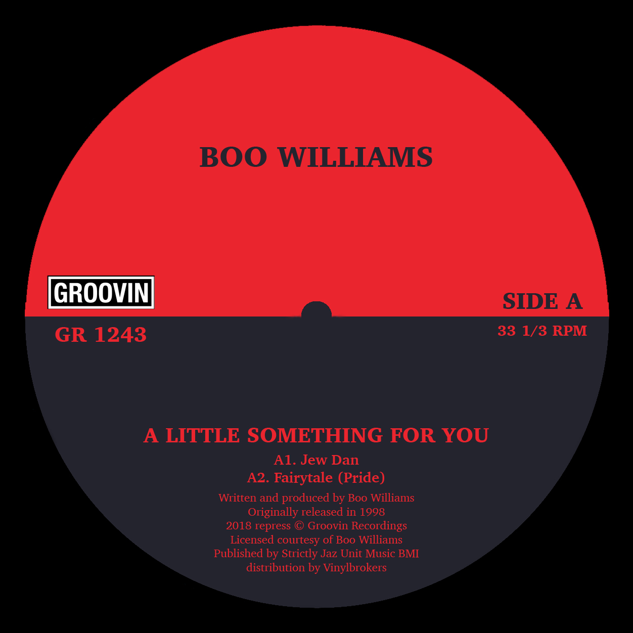 Boo Williams/A LITTLE SOMETHING EP 12"