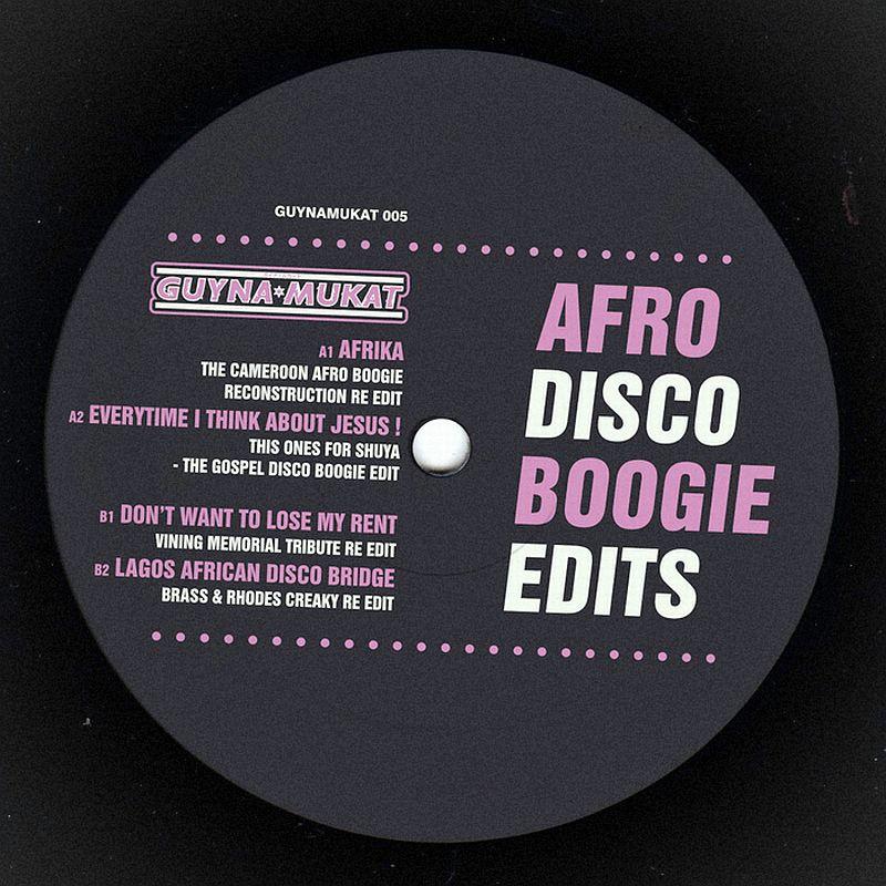 Afro Disco Boogie Edits/EP VOLUME 5 12"