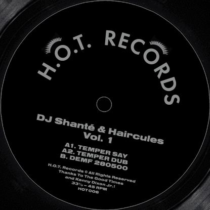 DJ Shante & Haircules/VOL 1 12"