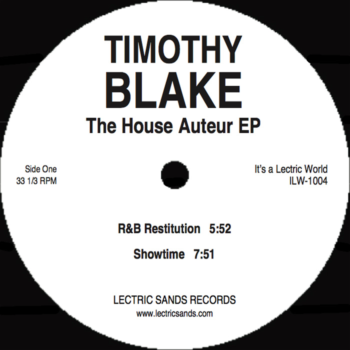 Timothy Blake/THE HOUSE AUTEUR EP 12"