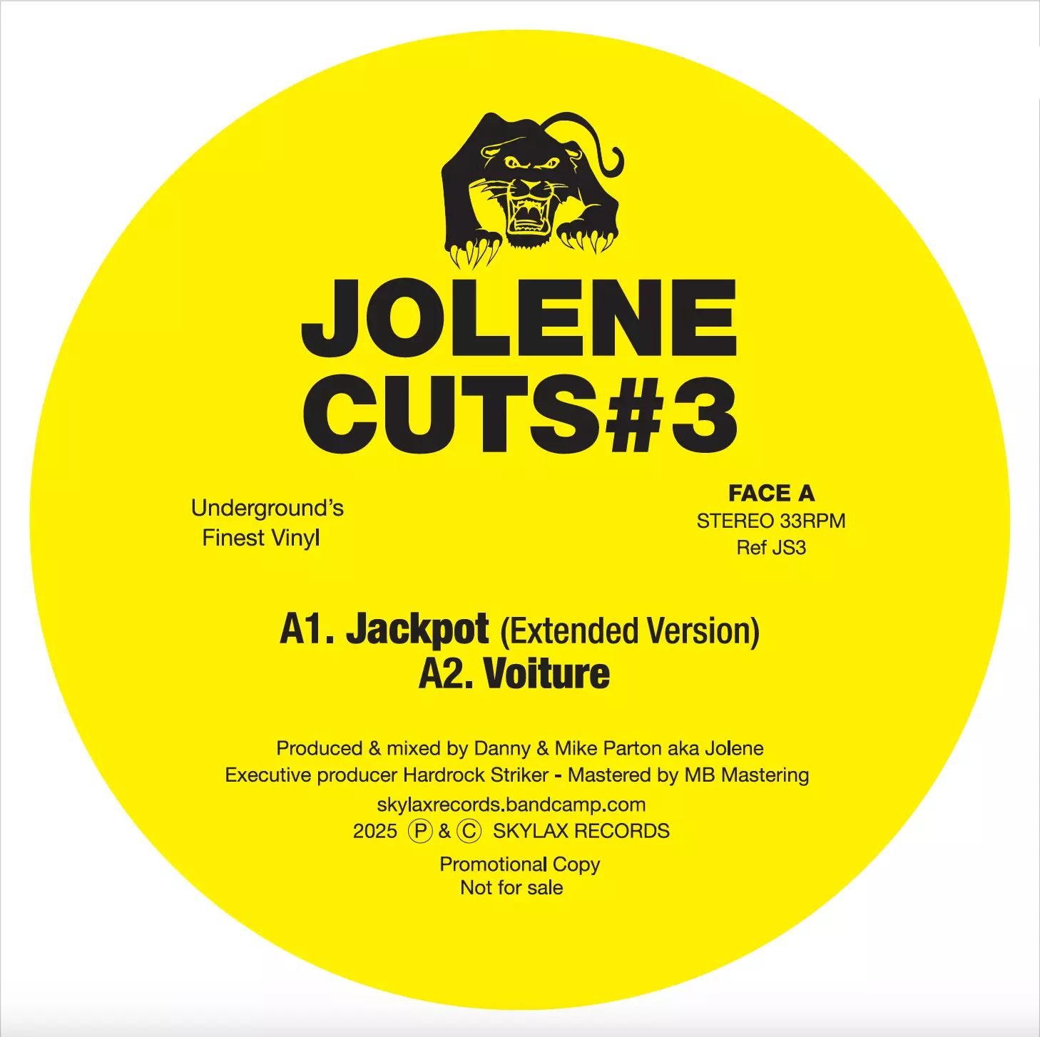 Jolene/JOLENE CUTS #3 12"