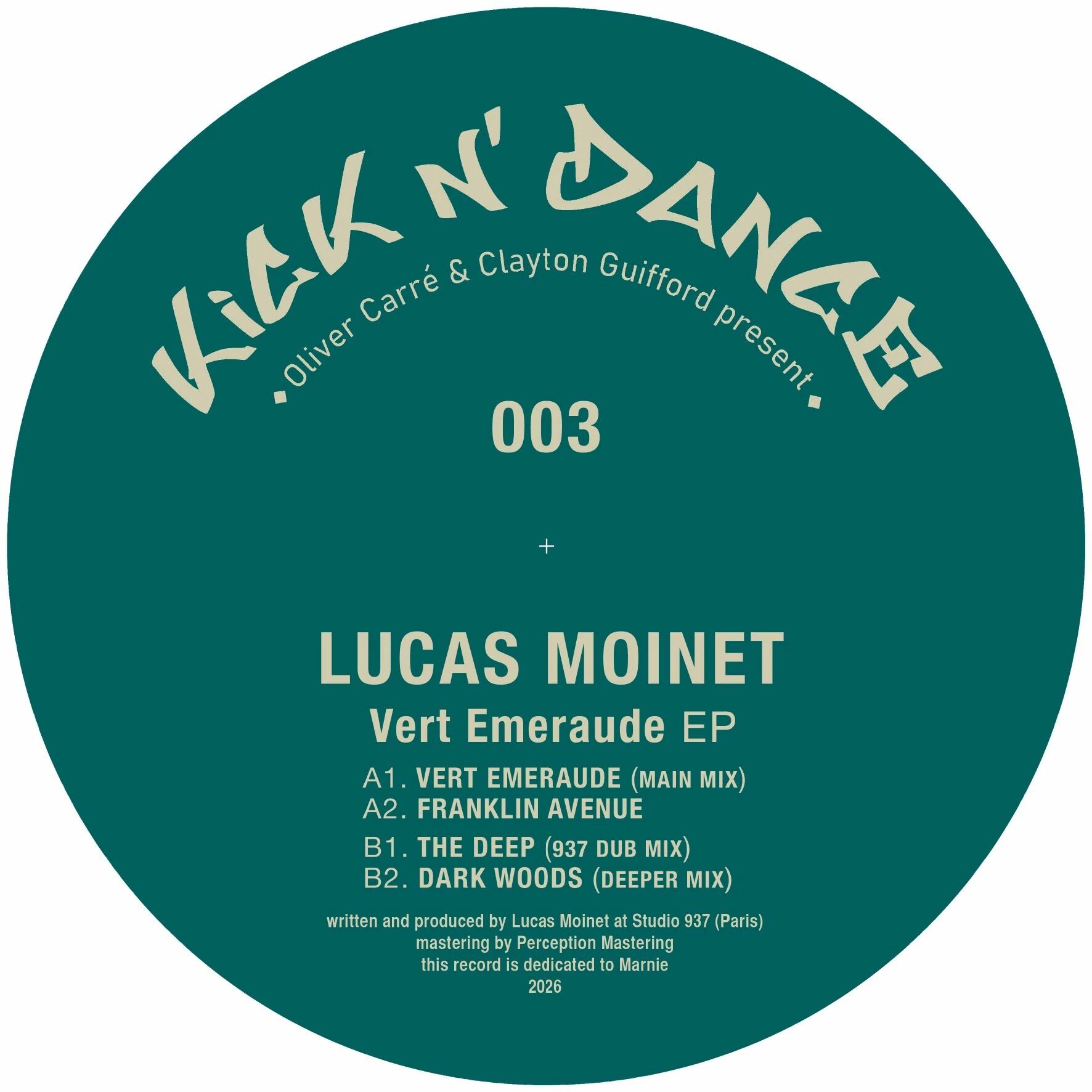 Lucas Moinet/VERT EMERAUDE EP 12"