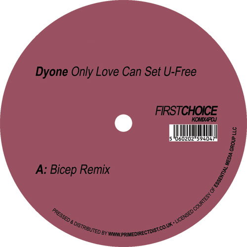 Dyone/ONLY LOVE CAN.. (BICEP REMIX) 12"