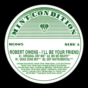 Robert Owens/I'LL BE YOUR FRIEND 12"