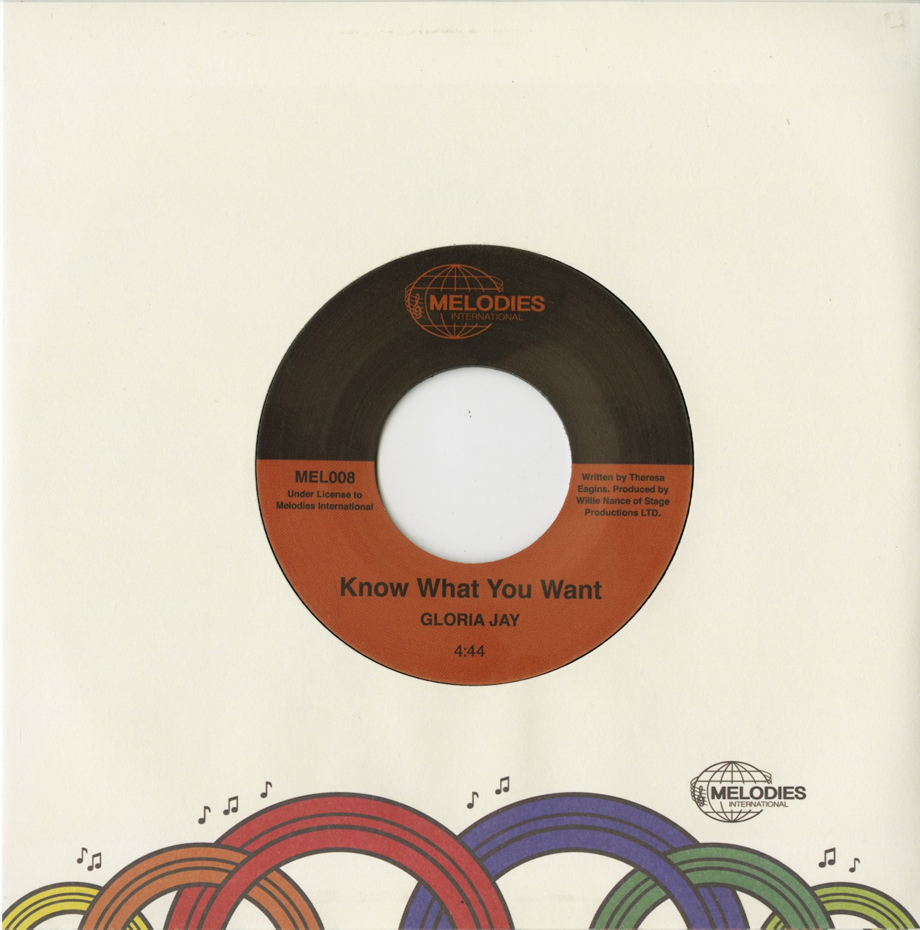 Gloria Jay/KNOW WHAT YOU WANT 7"
