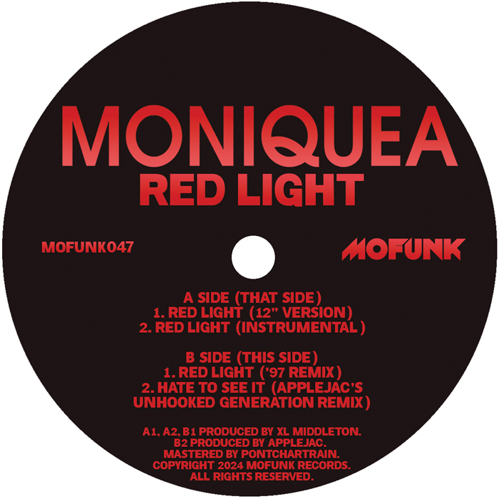 Moniquea/RED LIGHT 12"
