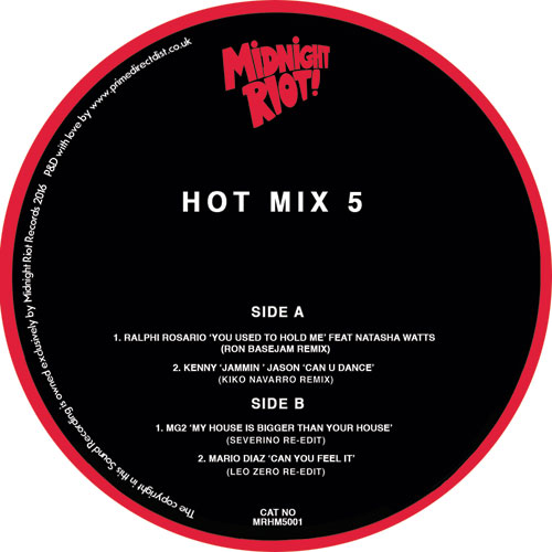 Various/MIDNIGHT RIOT: HOT MIX 5 #1 12"