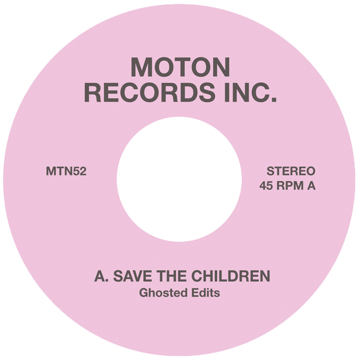 Ghosted Edits/SAVE THE CHILDREN 7"