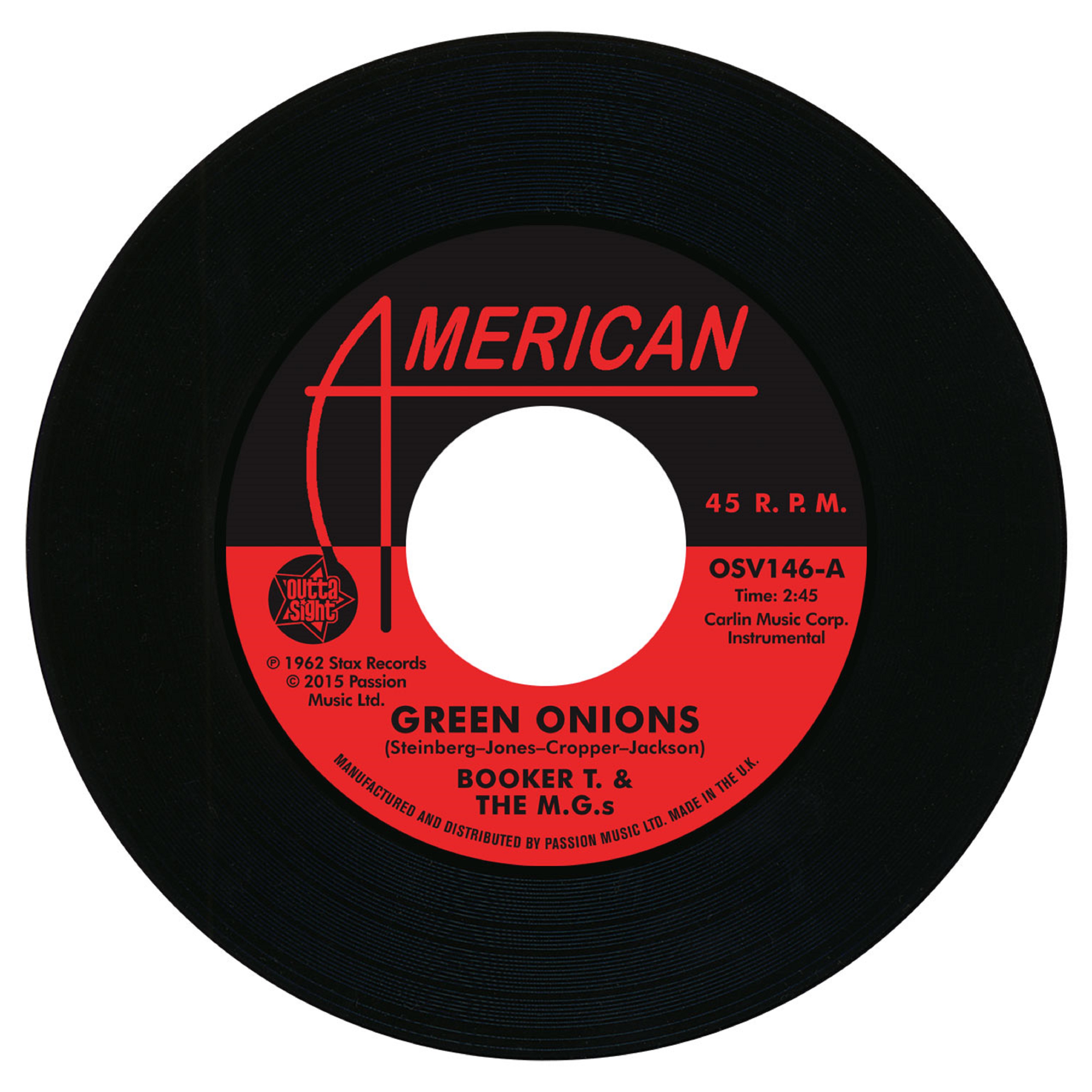 Booker T & The MGs/GREEN ONIONS 7"