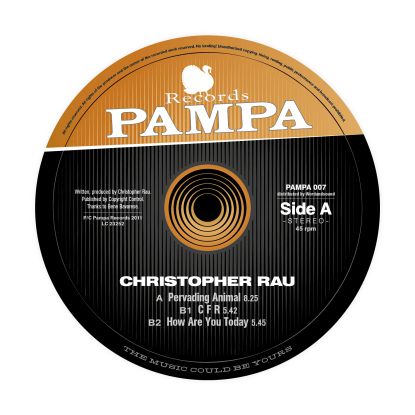 Christopher Rau/HOW ARE YOU 12"