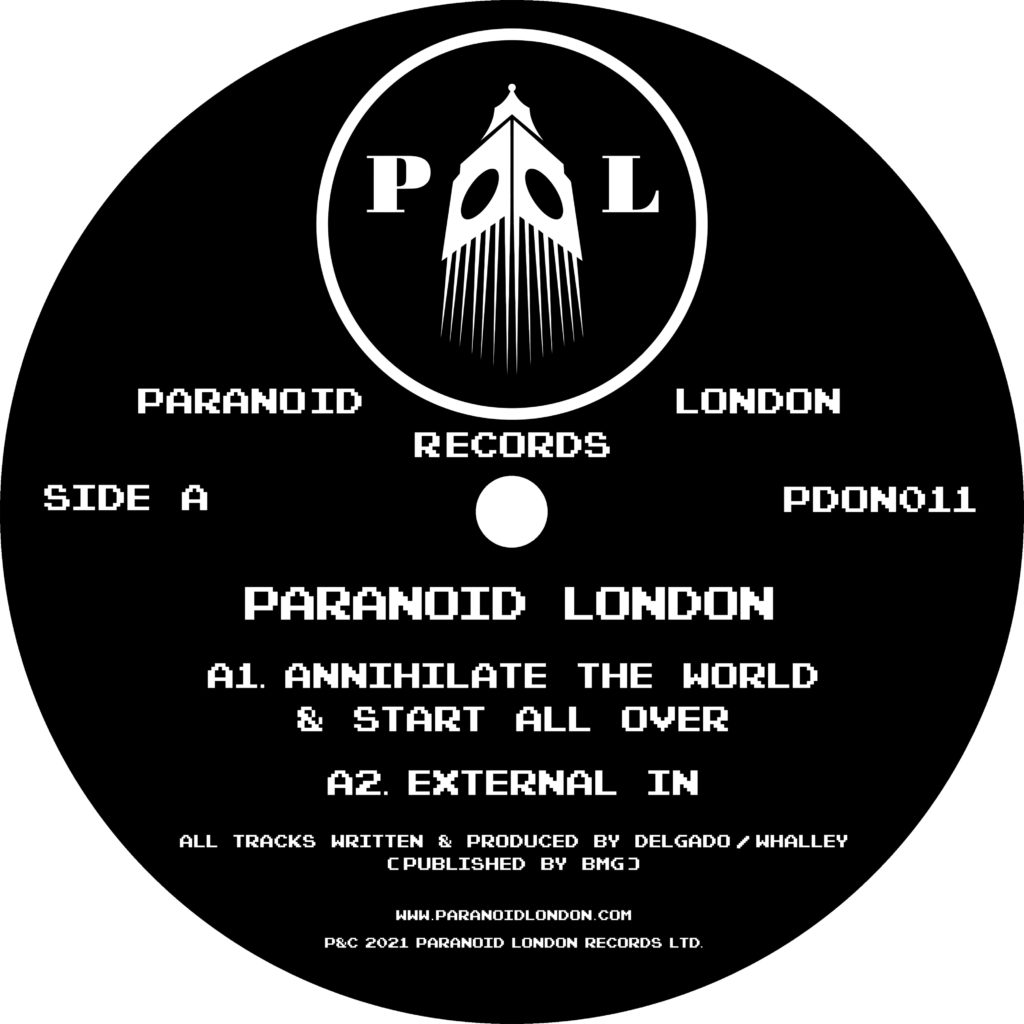 Paranoid London/ANNIHILATE... EP 12"