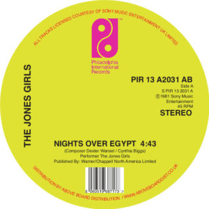 Jones Girls/NIGHTS OVER EGYPT 12"