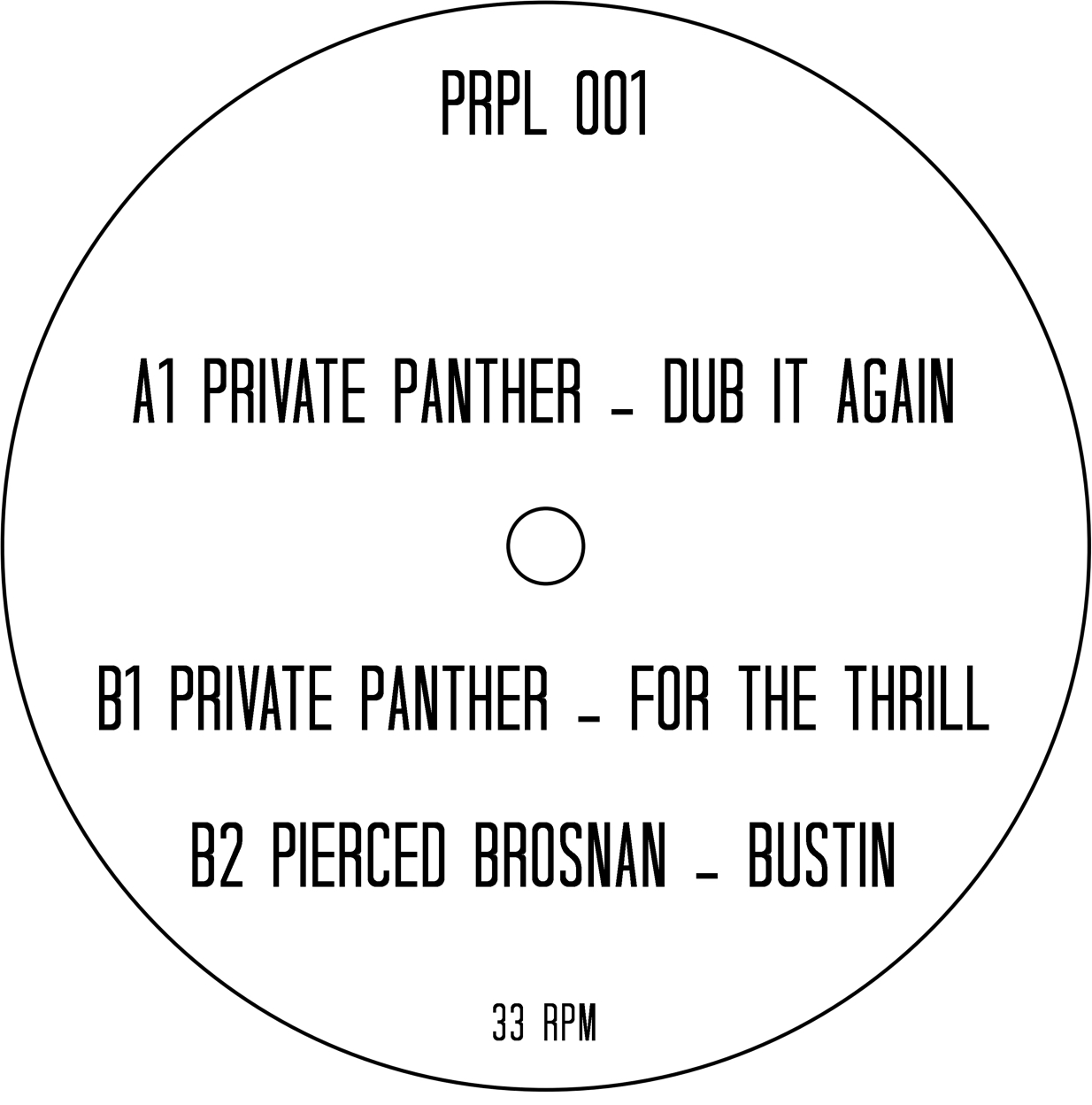 Private Panther/DUB IT AGAIN 12"