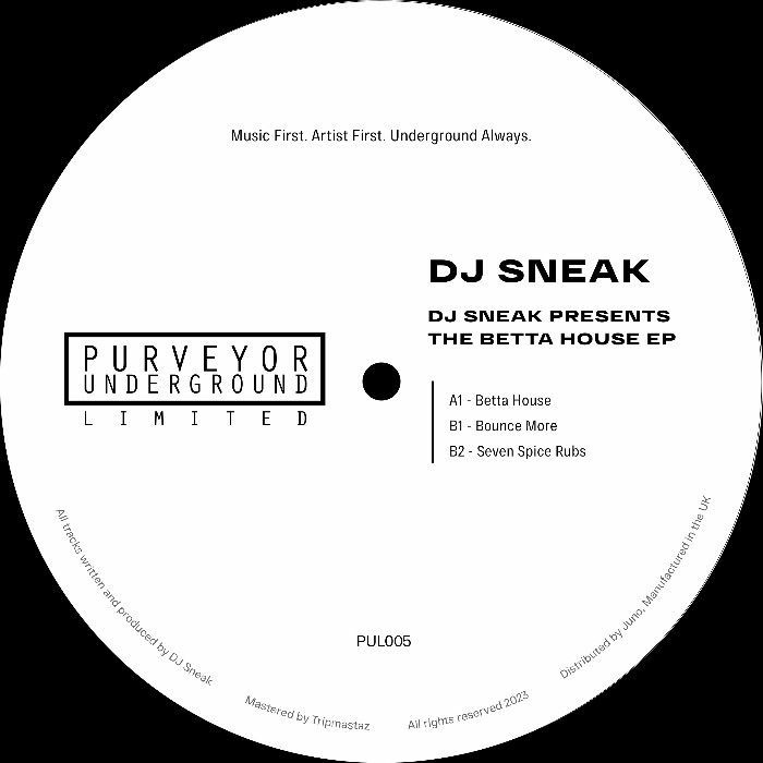 DJ Sneak/THE BETTA HOUSE EP 12