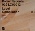 Various/PULVER LABEL COMPILATION #3 CD